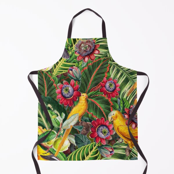 Item preview, Vintage Tropical Bird Jungle Botanical Night Botanical Garden Nightgarden designed and sold by UtArt.