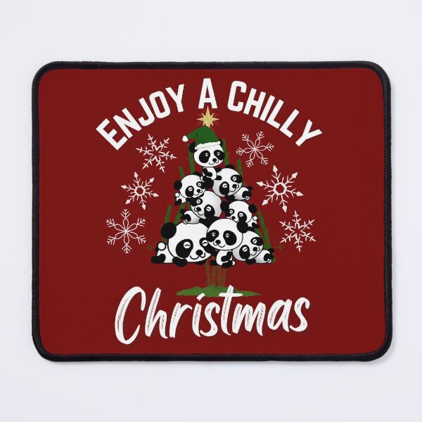 Item preview, Enjoy A Chilly Christmas Panda for Panda Lovers designed and sold by Onewivnacher.