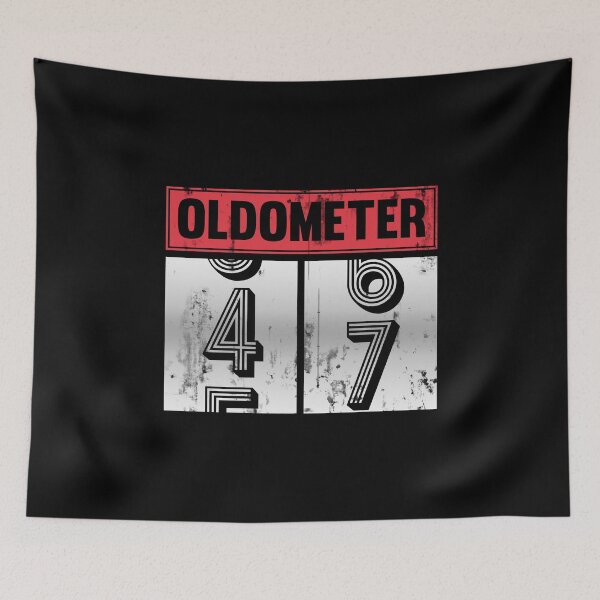 Item preview, Funny Oldometer For 47th Bday counting Years Old Birthday Gift  designed and sold by kindxinn.