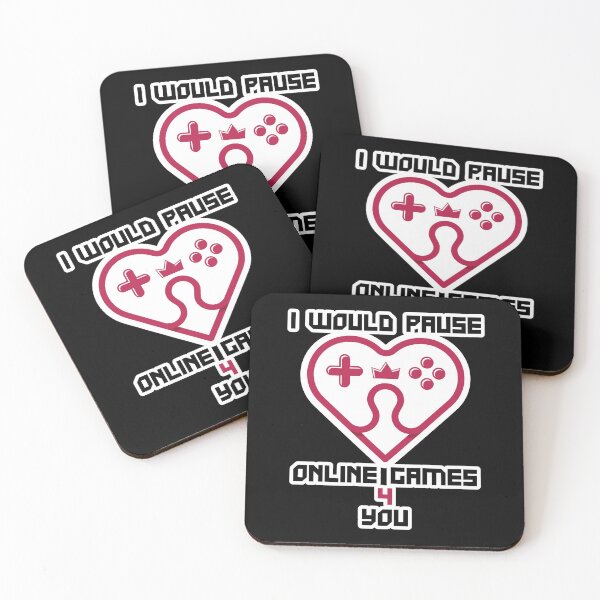 Item preview, Pause Online Games - True Gamer Love designed and sold by Proudcastle.