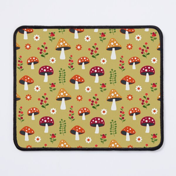 Item preview, Berries & Red and White Mushroom pattern designed and sold by urban-color.