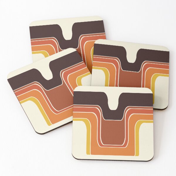 Item preview, Mod Wave Meets 1970s Orange designed and sold by MonstersMashU.