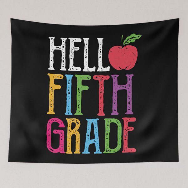 Item preview, Hello 5th Grade - Trendy Back To School Design For Students and Teachers designed and sold by Prince - Bestseller ★★★★★.