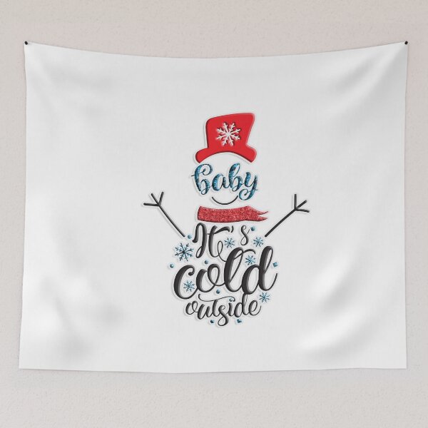 Item preview, BABY IT'S COLD OUTSITE designed and sold by RetroPlaceee.