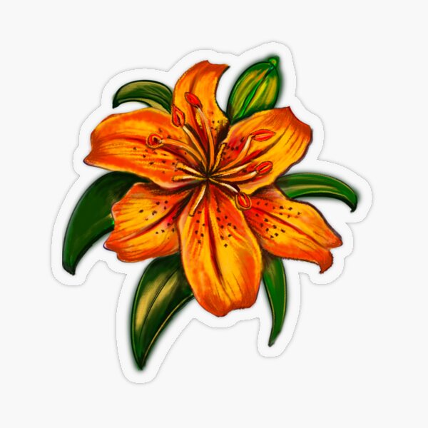 HELLO FLOWERS STICKER – All Things Lilly Ann