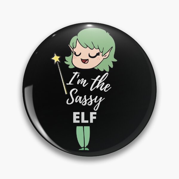 Item preview, Cute Green Head Sassy Elf As I M The Sassy Elf - Sassy Elf designed and sold by lodarohit.