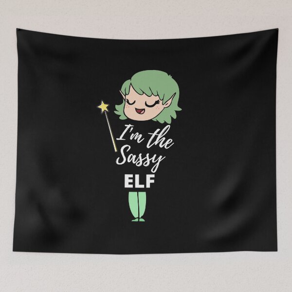 Item preview, Cute Green Head Sassy Elf As I M The Sassy Elf - Sassy Elf designed and sold by lodarohit.