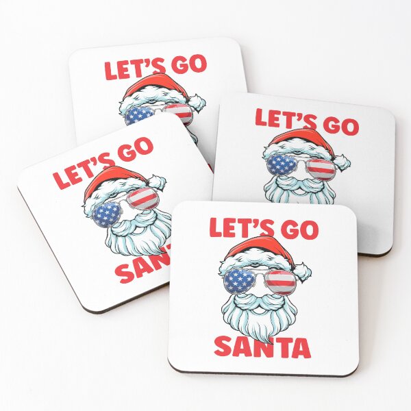 Item preview, American Flag Santa - Lets Go Santa - Christmas designed and sold by Meliafroggy.