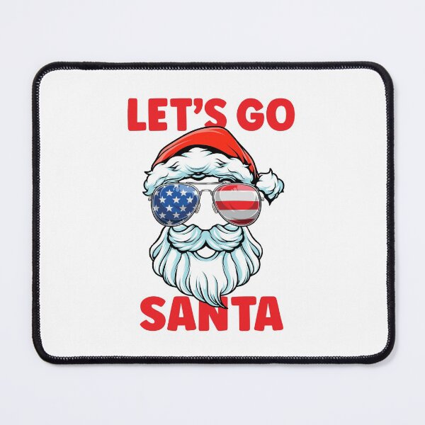 Item preview, American Flag Santa - Lets Go Santa - Christmas designed and sold by Meliafroggy.