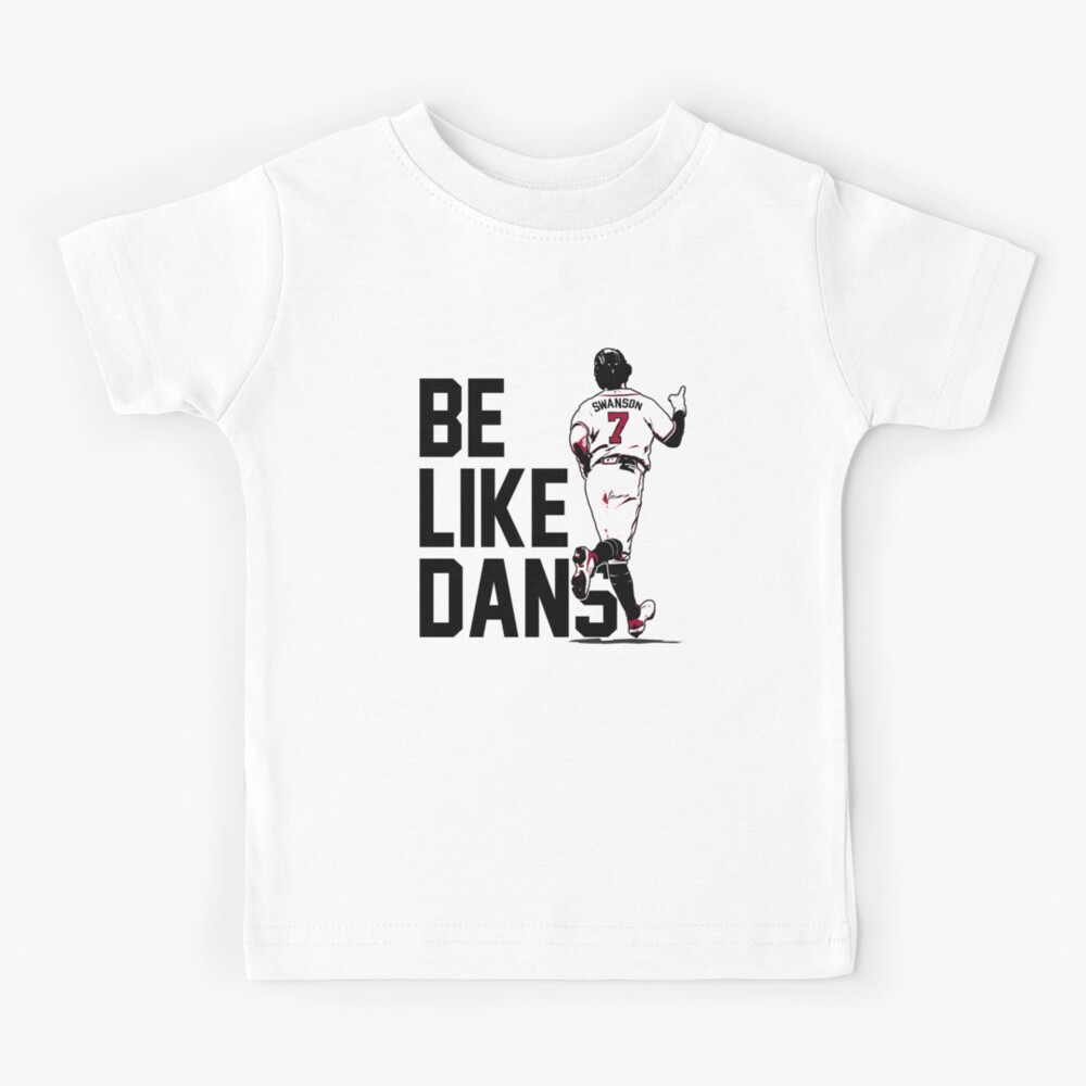 Dansby Swanson Kids T-Shirt for Sale by malako9215