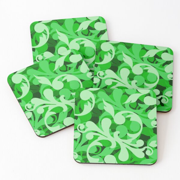 Item preview, Verdant Vines - Lush Green Floral Swirls Pattern designed and sold by DonneeCreations.