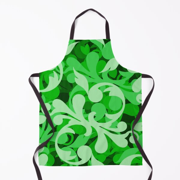 Item preview, Verdant Vines - Lush Green Floral Swirls Pattern designed and sold by DonneeCreations.