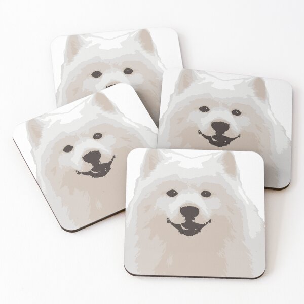 Item preview, Fluffy White Japanese Samoyed Cute Dog  designed and sold by ramezamr.