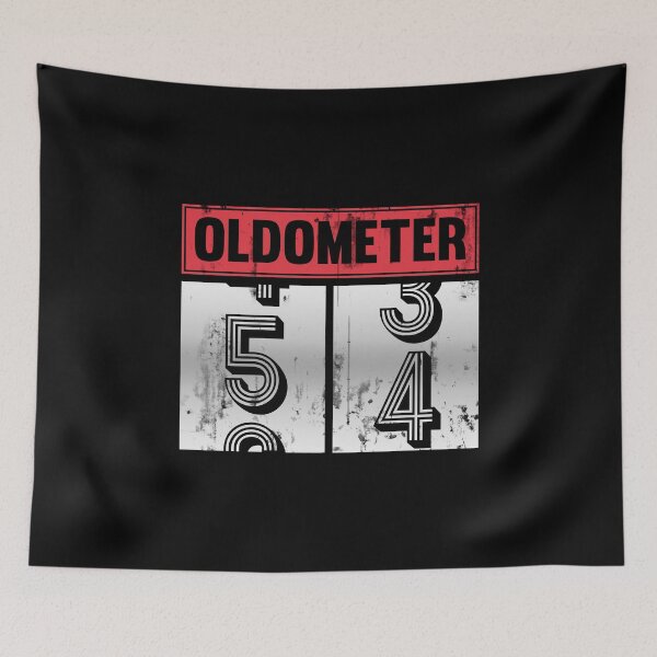 Item preview, Funny Oldometer For 54th Bday counting Years Old Birthday Gift  designed and sold by kindxinn.