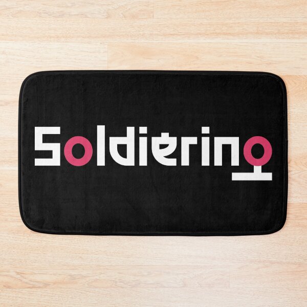 Item preview, Squid Game Soldiering Text designed and sold by cooliophonic.