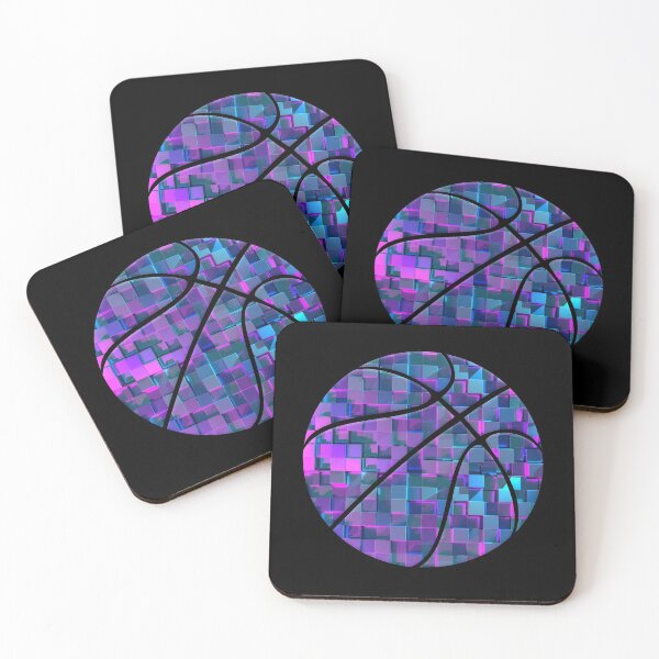 Item preview, Abstract Basketball Design - Motivational Sports - Purple Blocks Pattern designed and sold by Gaming x Sports.