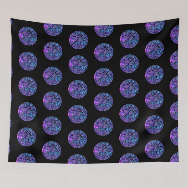 Item preview, Abstract Basketball Design - Motivational Sports - Purple Blocks Pattern designed and sold by Gaming x Sports.