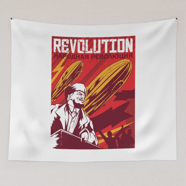 Item preview, Soviet Revolution Propaganda designed and sold by Hoiho Adventure Shirts.