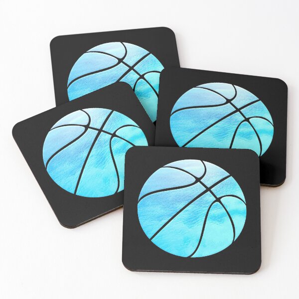 Item preview, Abstract Basketball Design - Motivational Sports - Sky Blue Watercolor designed and sold by Gaming x Sports.