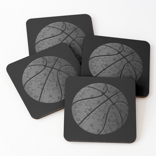 Item preview, Abstract Basketball Design - Motivational Sports - Black Hexagon Shapes designed and sold by Gaming x Sports.