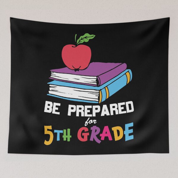 Item preview, Be Prepared For Fifth Grade - Trendy Back To School Design For Students and Teachers designed and sold by Prince - Bestseller ★★★★★.