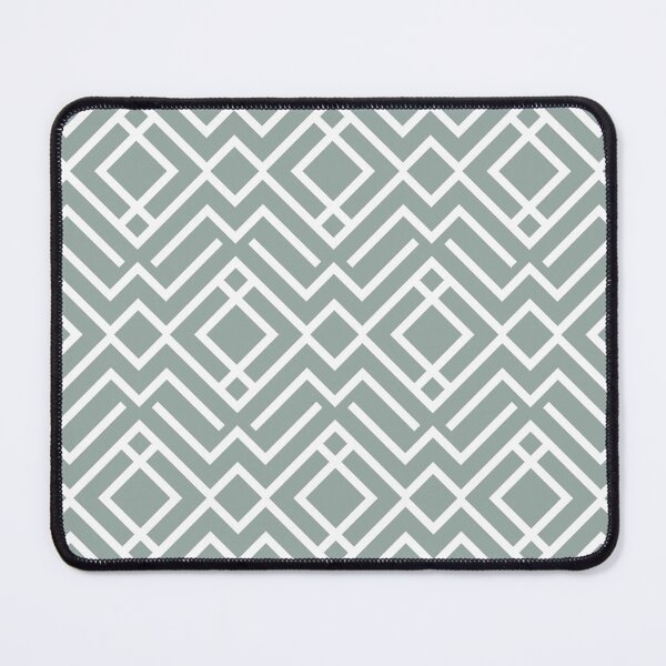 Item preview, Green and White Chevron Diamond Shape Pattern Pairs Dulux 2022 Popular Colour Fresh Foliage - Color Trends designed and sold by ColorOfTheYears.