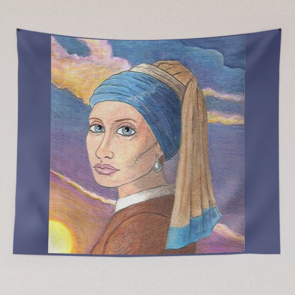Item preview, Girl With A Pearl Ear Ring designed and sold by Q Art & Design .