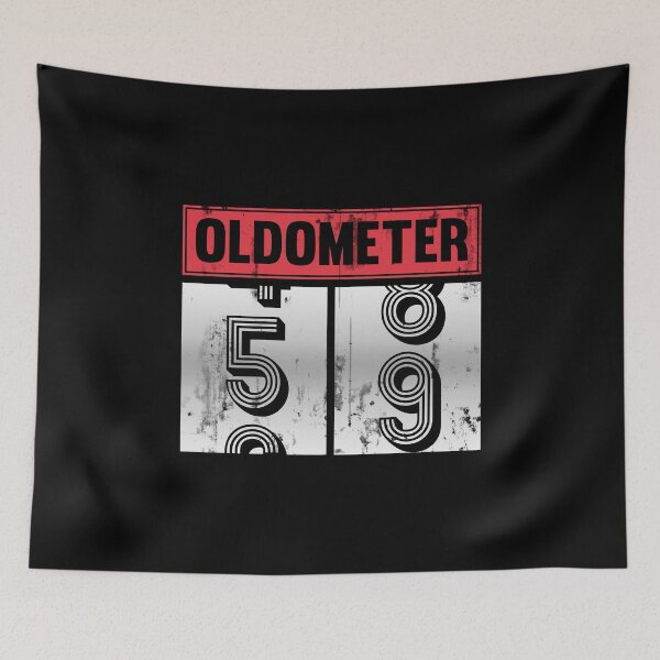 Item preview, Funny Oldometer For 59th Bday counting Years Old Birthday Gift  designed and sold by kindxinn.