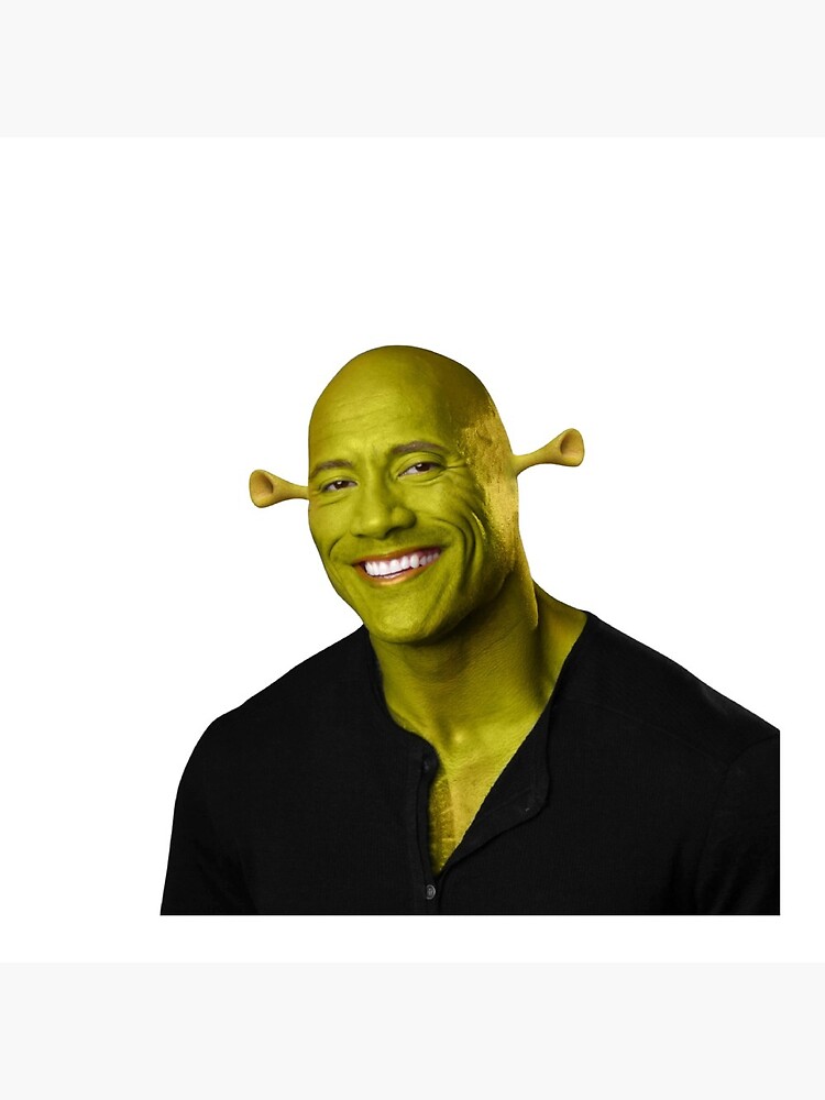 Image tagged in the rock eyebrows,shrek sexy face,coincidence i think not -  Imgflip