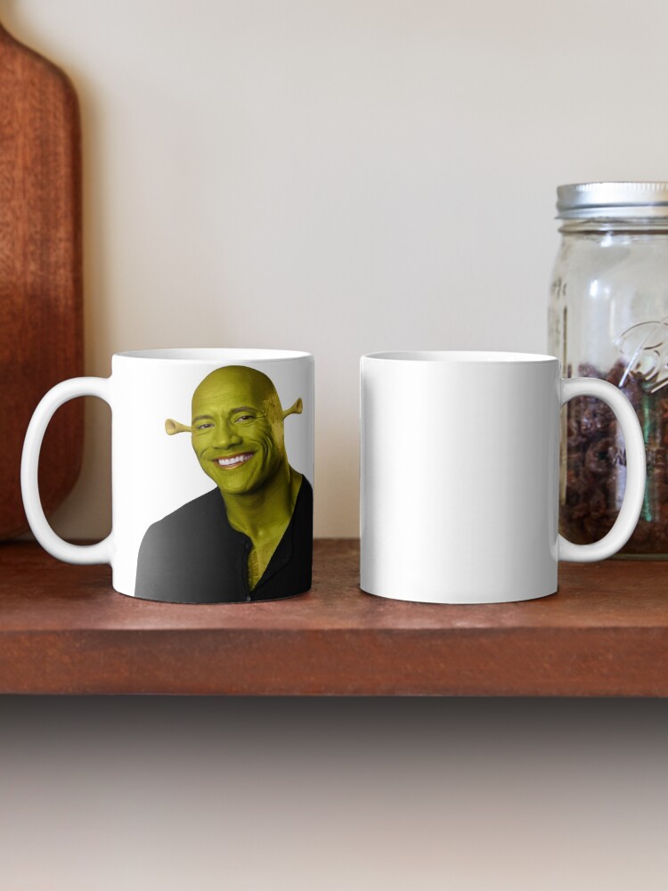 Shrek - Dwayne The Rock Johnson - Work of Art Throw Pillow for Sale by  stickrmeme