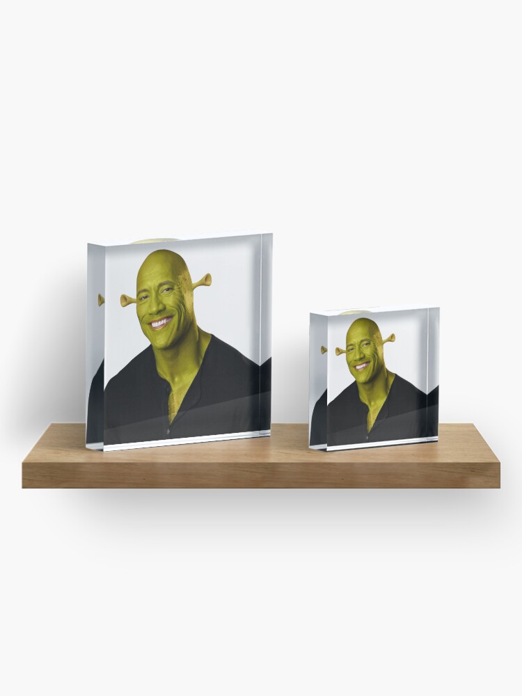 Shrek - Dwayne The Rock Johnson - Work of Art Poster for Sale by  stickrmeme