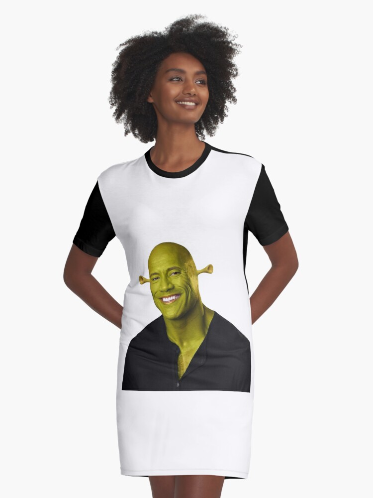 Shrek - Dwayne The Rock Johnson - Work of Art Throw Pillow for Sale by  stickrmeme