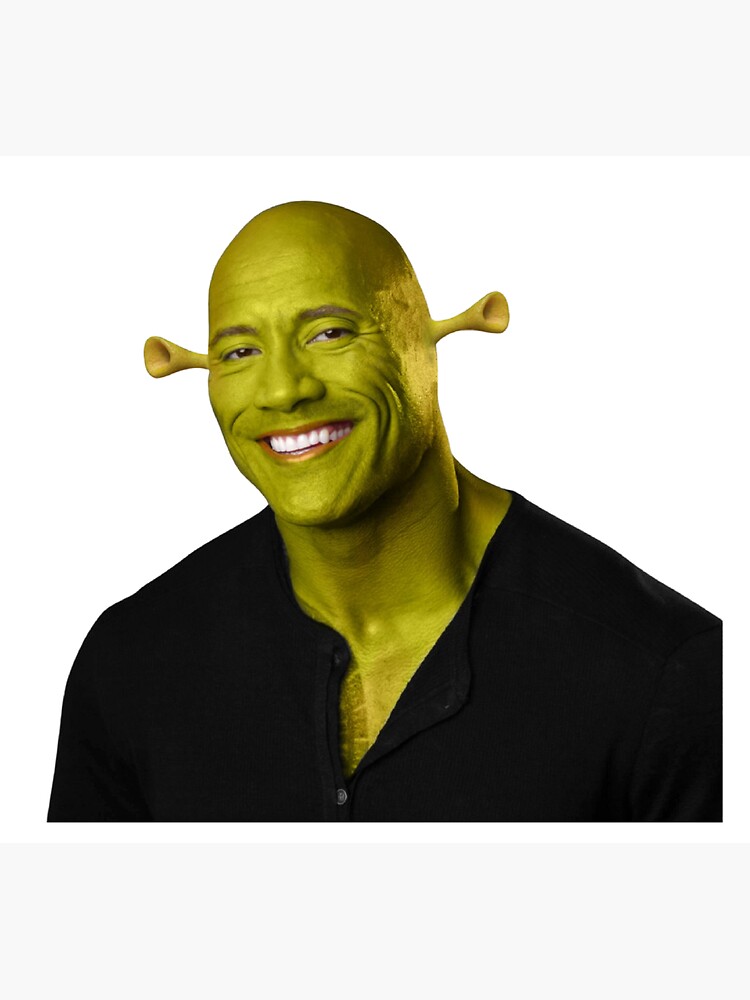 Image tagged in the rock eyebrows,shrek sexy face,coincidence i think not -  Imgflip