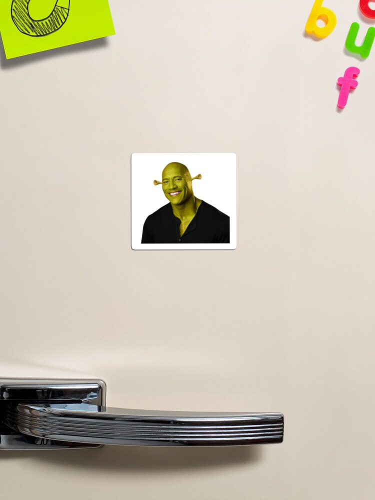 Shrek - Dwayne The Rock Johnson - Work of Art Poster for Sale by  stickrmeme