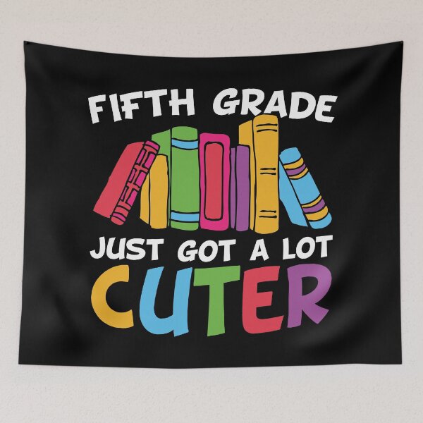 Item preview, 5th Grade Just Got Cuter - Trendy Back To School Design For Students and Teachers designed and sold by Prince - Bestseller ★★★★★.