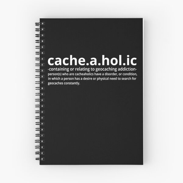 Item preview, cacheaholic / funny geocaching addiction definition designed and sold by portrait4you.