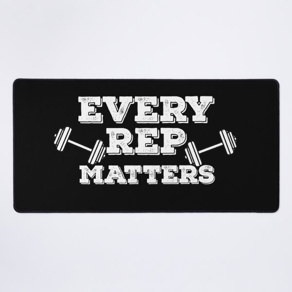 Item preview, Every Rep Matters Gym Motivation Quote designed and sold by AritraSur.