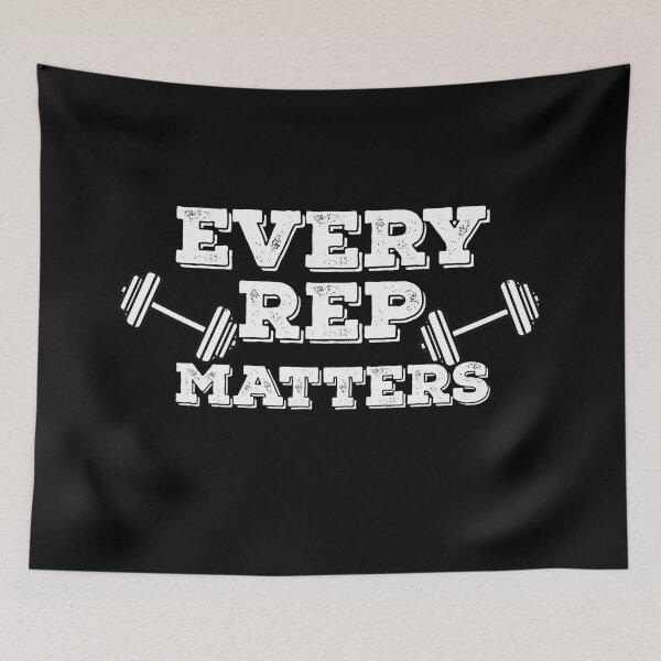 Item preview, Every Rep Matters Gym Motivation Quote designed and sold by AritraSur.