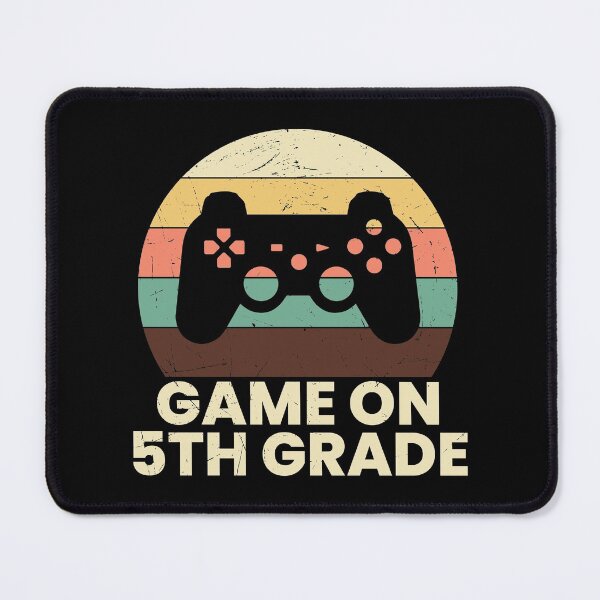 Item preview, Game on Fifth Grade - Trendy Retro Vintage Sunset Back To School Design For Students and Teachers designed and sold by Prince - Bestseller ★★★★★.