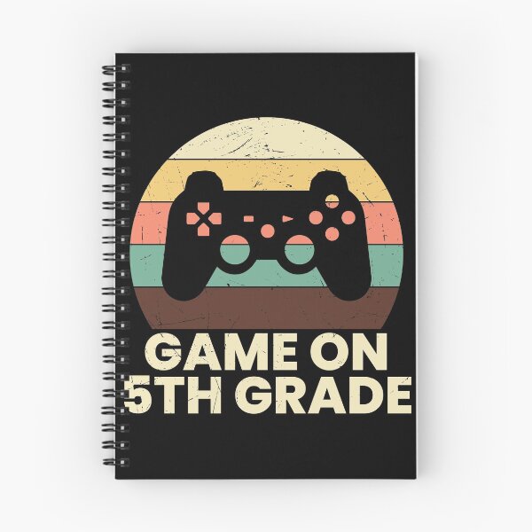 Item preview, Game on Fifth Grade - Trendy Retro Vintage Sunset Back To School Design For Students and Teachers designed and sold by Prince - Bestseller ★★★★★.