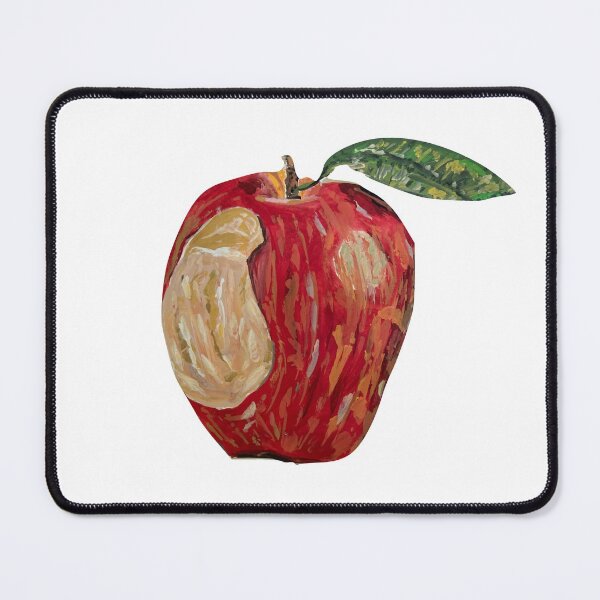 Item preview, Acrylic Painting of Apple with Bite and Stem designed and sold by Ellora  Roy.