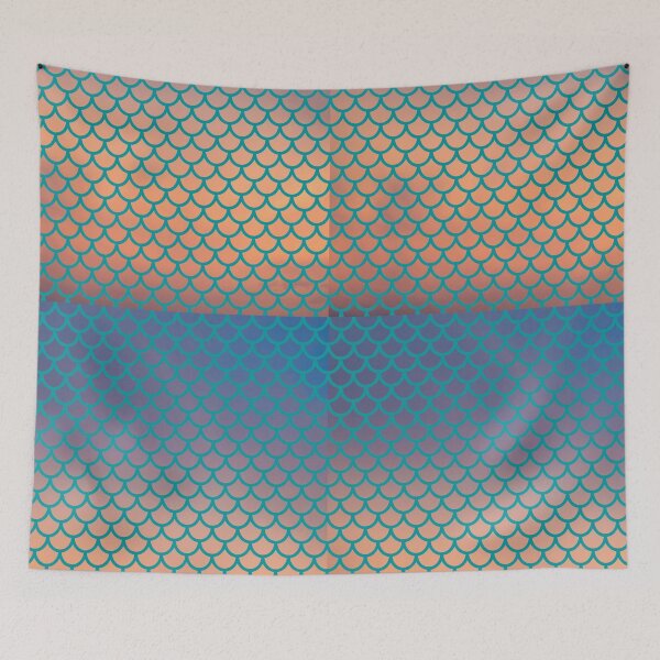 Item preview, Beautiful Sunset Mermaid Scales designed and sold by IslandDrip.