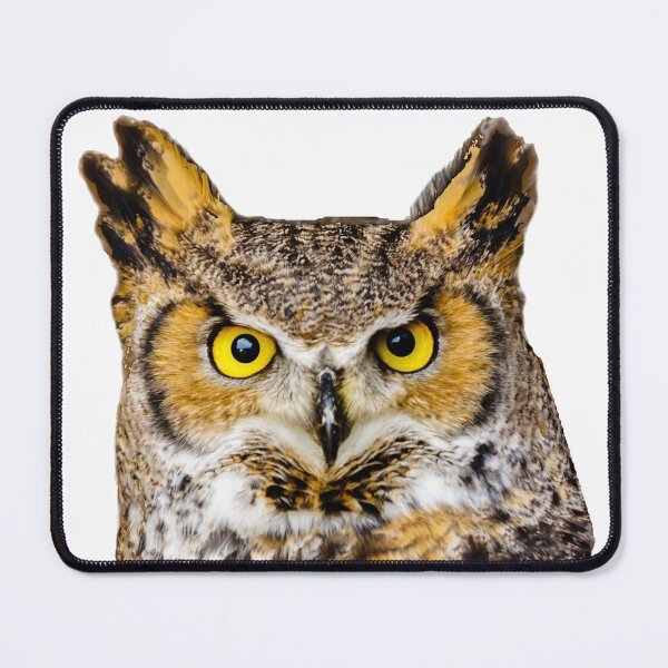 Item preview, Face of Great Horned Owl designed and sold by Dalyndigital Photography.
