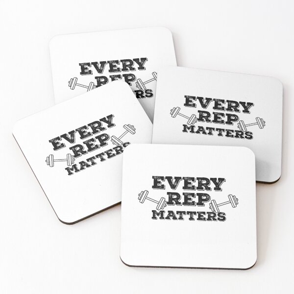 Item preview, Every Rep Matters Gym Motivation Quote designed and sold by AritraSur.