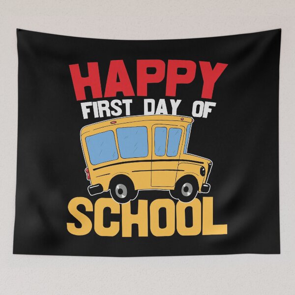 Item preview, Happy First Day Of School - Trendy Back To School Design For Students and Teachers designed and sold by Prince - Bestseller ★★★★★.