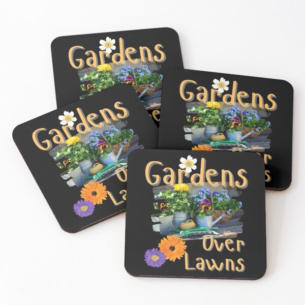 Item preview, Gardens Over Lawns Colorful Flower Design designed and sold by EarthArtDesigns.