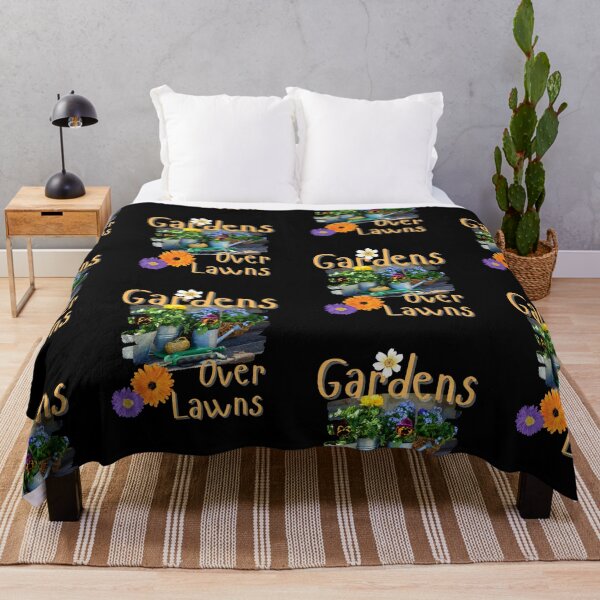 Item preview, Gardens Over Lawns Colorful Flower Design designed and sold by EarthArtDesigns.