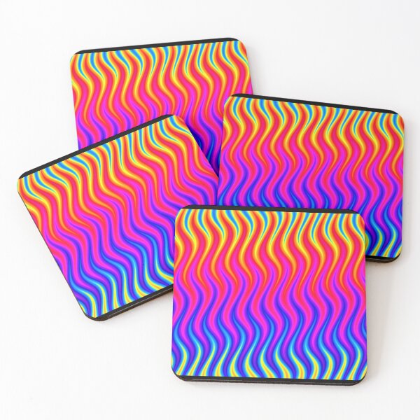 Item preview, rainbow fire waves designed and sold by RobertErdody.