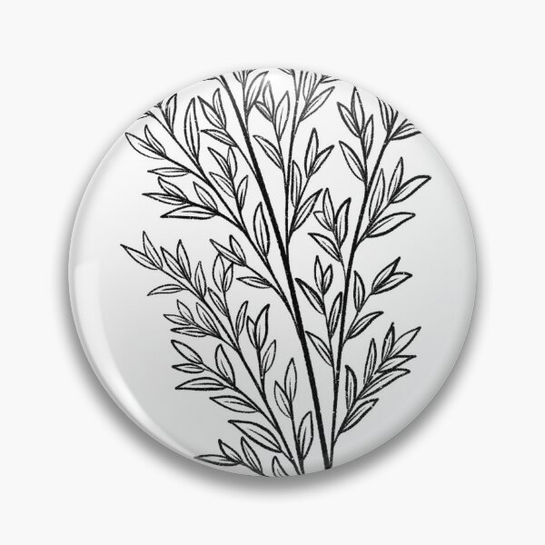 Item preview, Modern & Minimal Branch Line Drawing designed and sold by makesbymiss.