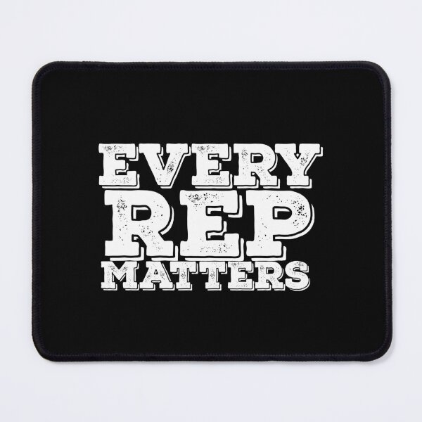 Item preview, Every Rep Matters Gym Motivation Quote designed and sold by AritraSur.